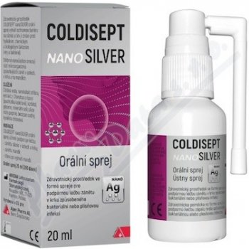 Coldisept nanoSILVER ústny sprej 20 ml