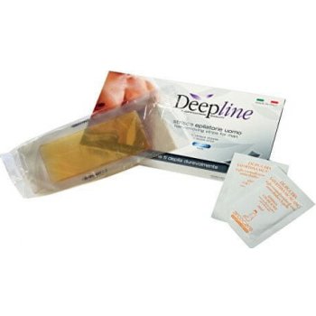 Arcocere Voskové epilačný pásky na telo pre mužov Deepline ( Hair -Removing Strips) 6 ks