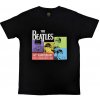 Tričko The Beatles - US 1964, Unisex,Čierna,XL