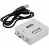 Konvertor Xput RCA (Cinch) na HDMI, 1080p MINI AV TO HDMI White