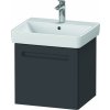 Duravit No. 1 skrinka 49x42.6x47.8 cm závesná kúpeľňová skrinka pod umývadlo grafitová N14280049490000