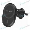 Držiak do auta FONENG CP105 magnetický do ventilačnej mriežky s 15 W bezdrôtovým nabíjaním MAGSAFE čierny