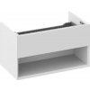 Ravak Lite - Umývadlová skrinka 80x45x43 cm, 1 zásuvka, Smoke Grey X000001865
