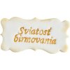 Tabuľka s nápisom Sviatosť birmovania