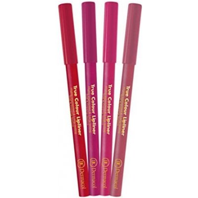 Dermacol Drevená kontúrovacia ceruzka na pery True Colour (Lipliner) 4 g (Odtieň 5)