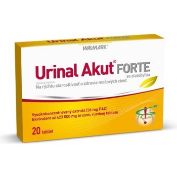 Walmark Urinal akut Forte so zlatobylobou 20 tabliet