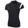 SENSOR CYKLO COOLMAX CLASSIC dámský dres kr.rukáv celozip true black M; Černá dres