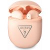 Guess True Wireless Triangle Logo BT5.0 4H Stereo Earphones Matt Pink