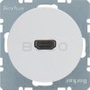 Berker Zásuvka HDMI Berker R.1/R.3/R.8, biela lesklá
