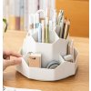 Otočný organizér na písacie potreby – biely (TUZ1)