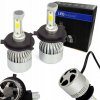 LED žiarovky H4 S2 72W COB SADA 16000 lm 12V 24V CAN BUS STRETÁVACIE SVETLO
