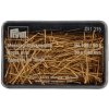 PRYM Špendlíky, 0,80 x 30 mm, zlaté farby, 50 g, plastová krabička