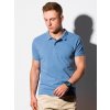 Ombre Clothing Pánske basic polo triko Douglas modrá M