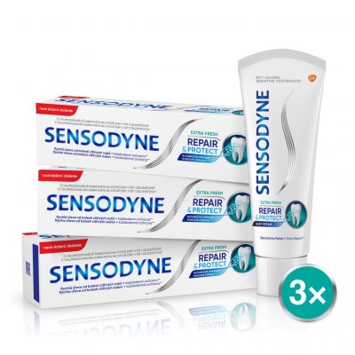 Sensodyne Zubní pasta Repair&Protect Extra Fresh 75 ml 3 ks