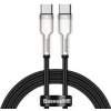 Kábel Baseus CATJK-D01 Cafule USB-C / USB-C 100W 5A, 2m, černý