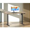 VCM VCM Výškovo nastaviteľný stôl E-Lona 110x50, dub sonoma
