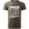 1956 v kocke - Klasické pánske tričko vyššej gramáže - 3XL ( Army )