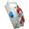 SEZ Zásuvková rozvodnica 1x32A, 1x16A, 2x250V, IP54