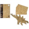 LEAN Toys Drevené 3D puzzle Stegosaurus 41ks