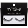 Gabriella Salvete False Eyelashes Black 1 pár + lepidlo na řasy 1 g