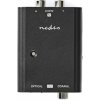 NEDIS prevodník stereofónneho zvuku na digitálny/ 1cestný/ 2x zásuvka RCA (Stereo)/ zásuvka RCA + zásuvka Toslink/ čierny