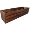 TIN TOURS Truhlík drevený hnedý 60 x 18 x 15 cm
