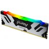 Kingston FURY Renegade/DDR5/16GB/6400MHz/CL32/1x16GB/RGB/Black/Silv, KF564C32RSA-16