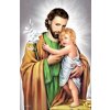 Obrázok: Svätý Jozef s modlitbou - laminovaný - Z036