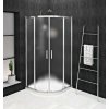 GELCO SIGMA SIMPLY 90cm sprchový kút štvrťkruhový, profil chróm, sklo brick, GS6590