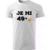 Je mi 50 pivo - Klasické pánske tričko vyššej gramáže - M ( Biela )