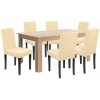 Leon 6+1 jedálenský set dub sonoma-béžový