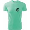 Volejbal lopta prso - Pánske tričko Fantasy športové - 2XL ( Mätová )