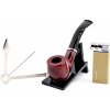 GENTELO Fajkový set- Drevená fajka, fajkový zapaľovač, fajkový príbor- 7-0244Z