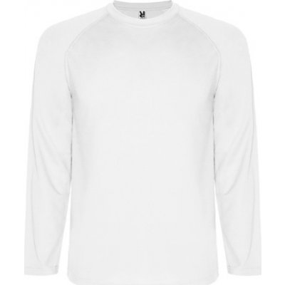 Roly pánske športové tričko Montecarlo dlhý rukáv white