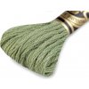 Vyšívacia priadza DMC Mouliné Spécial Cotton - Spinach Green