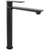 Vysoká umývadlová batéria RAV SLEZÁK Nil bez výpuste matná čierna NL130.0CMAT