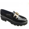 Dámske mokasíny Comer YDF11 - black Veľkosť: 39