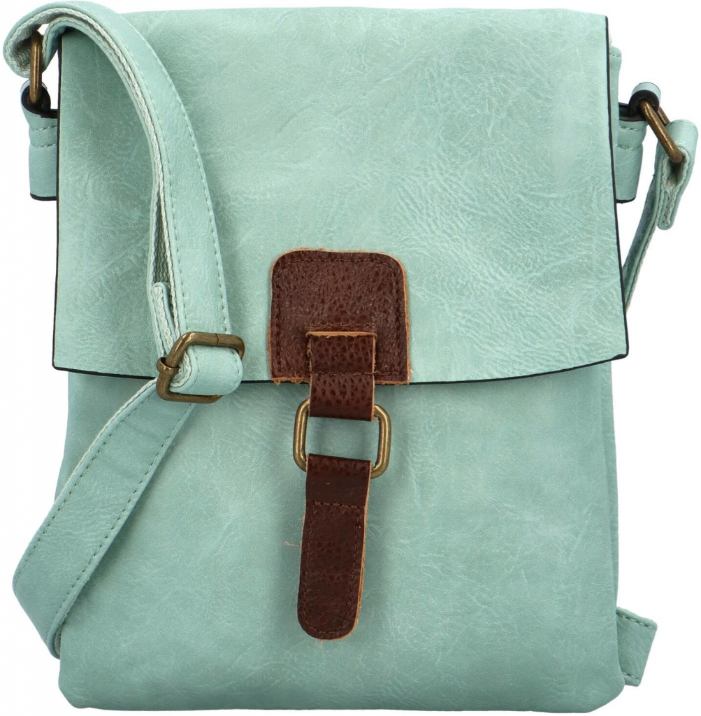 Paolo bags dámska crossbody kabelka zelená Oresta zelená