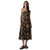 GAP SL Sqnk Empire Waist Linen Midi Brown FL M