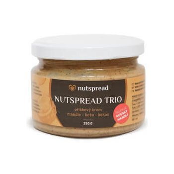 Nutspread orieškové máslo Nutspread Trio z troch druhov orechov 250 g