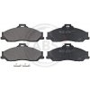 Sada brzdových platničiek kotúčovej brzdy A.B.S. ALL BRAKE SYSTEMS BV. 37193