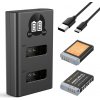 K&F NB-13L Digital Camera Dual Battery with Dual Channel Charger, for Canon K&F Concept