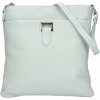 Dámska kožená crossbody kabelka Italia Gotta - modro-zelená