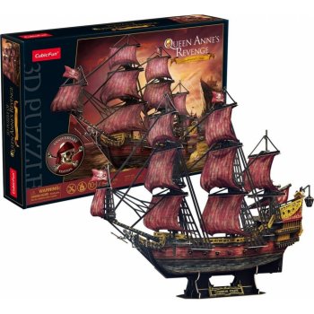 CubicFun 3D puzzle Plachetnice Queen Anne's Revenge 391 ks