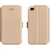 Pouzdro Book Flexi Pocket iPhone SE 2020 Zlaté