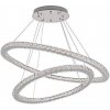 NEDES LED Stmievateľný luster na lanku LED/160W/230V 3000-6500K strieborná + DO ND3554 + záruka 3 roky zadarmo