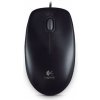 Logitech B100/Kancelárska/Optická/800 DPI/Drôtová USB/Čierna 910-003357