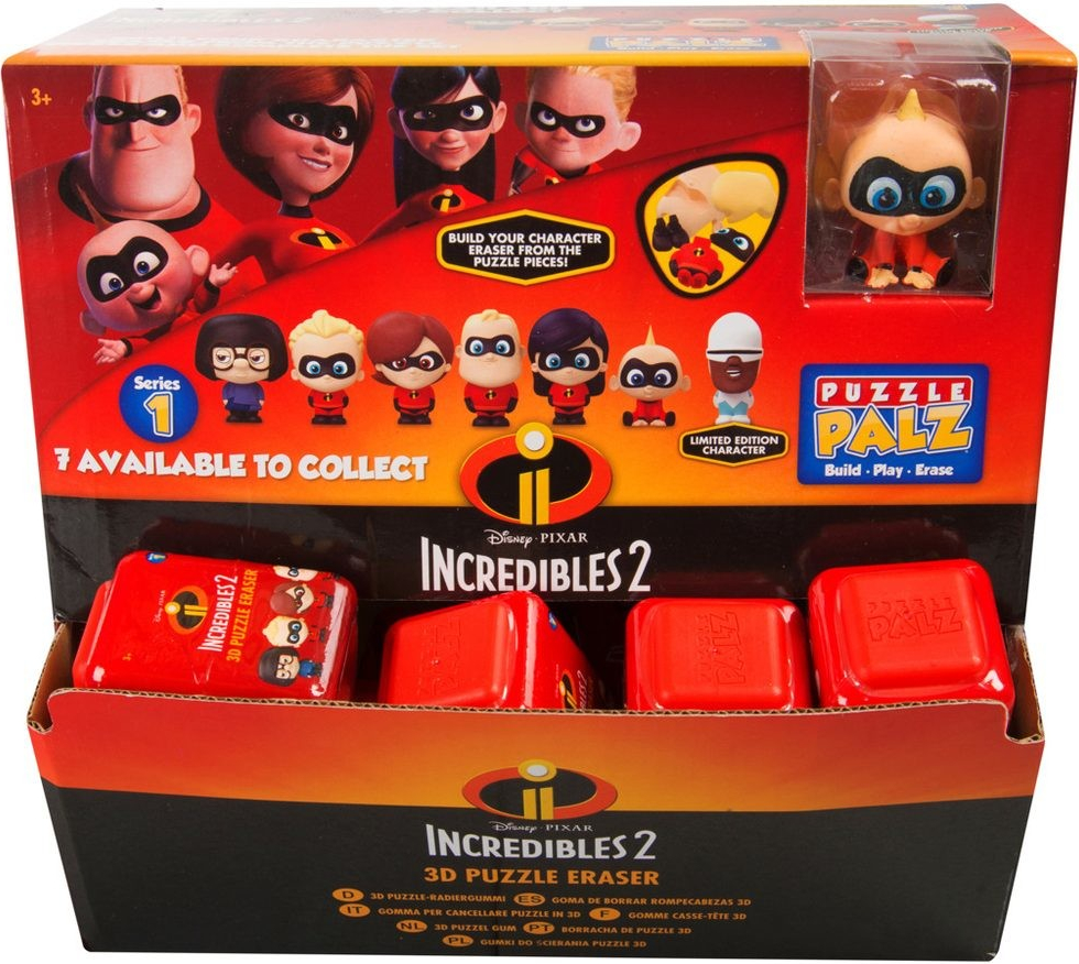 Alltoys školní guma 3D Puzzle Úžasňákovi 2