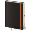 Helma 365 Linajkový zápisník Black Orange A5 (L)