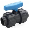 Ventil pre bazénové rozvody 2-cestný D63 mm - lepenie / lepenie
